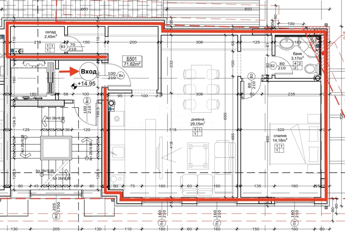 2-стаен, кв. Малинова долина - 0
