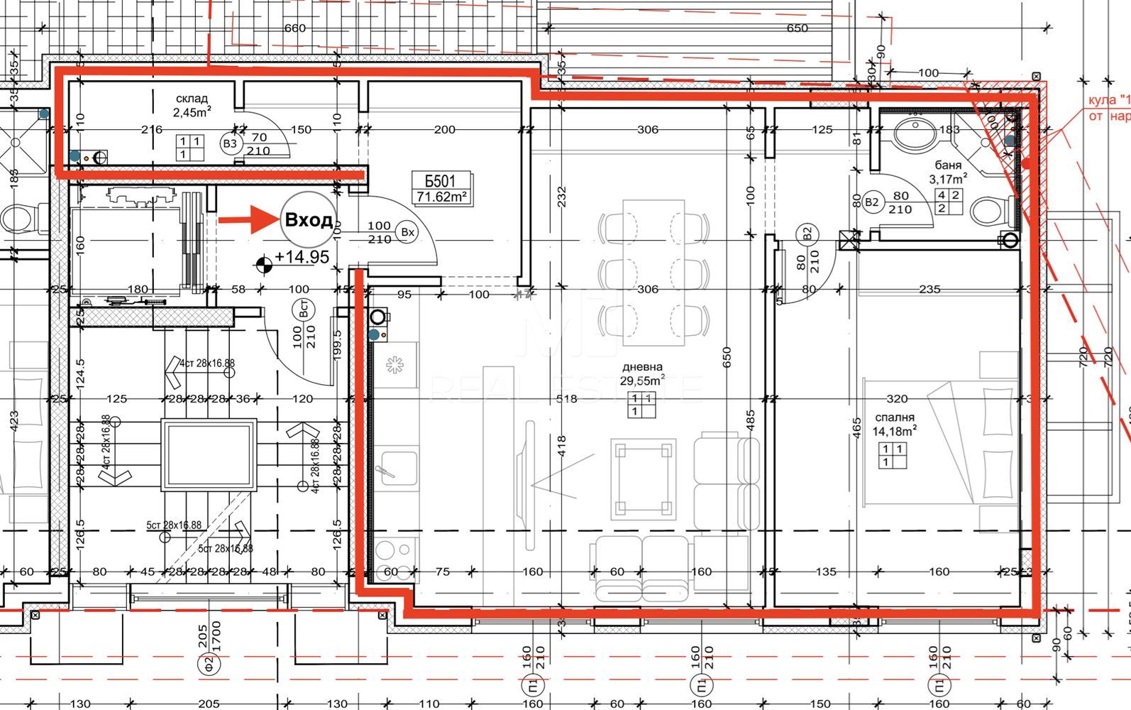 2-стаен, кв. Малинова долина - 0