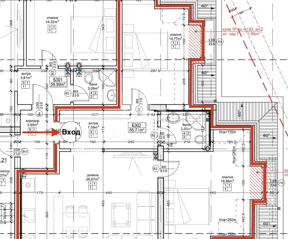 3-стаен, кв. Малинова долина - 0